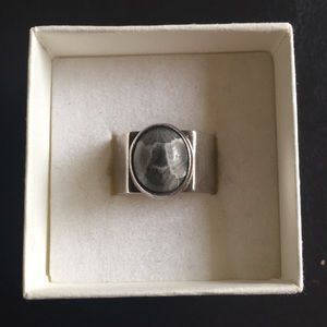 Gray Stone Ring